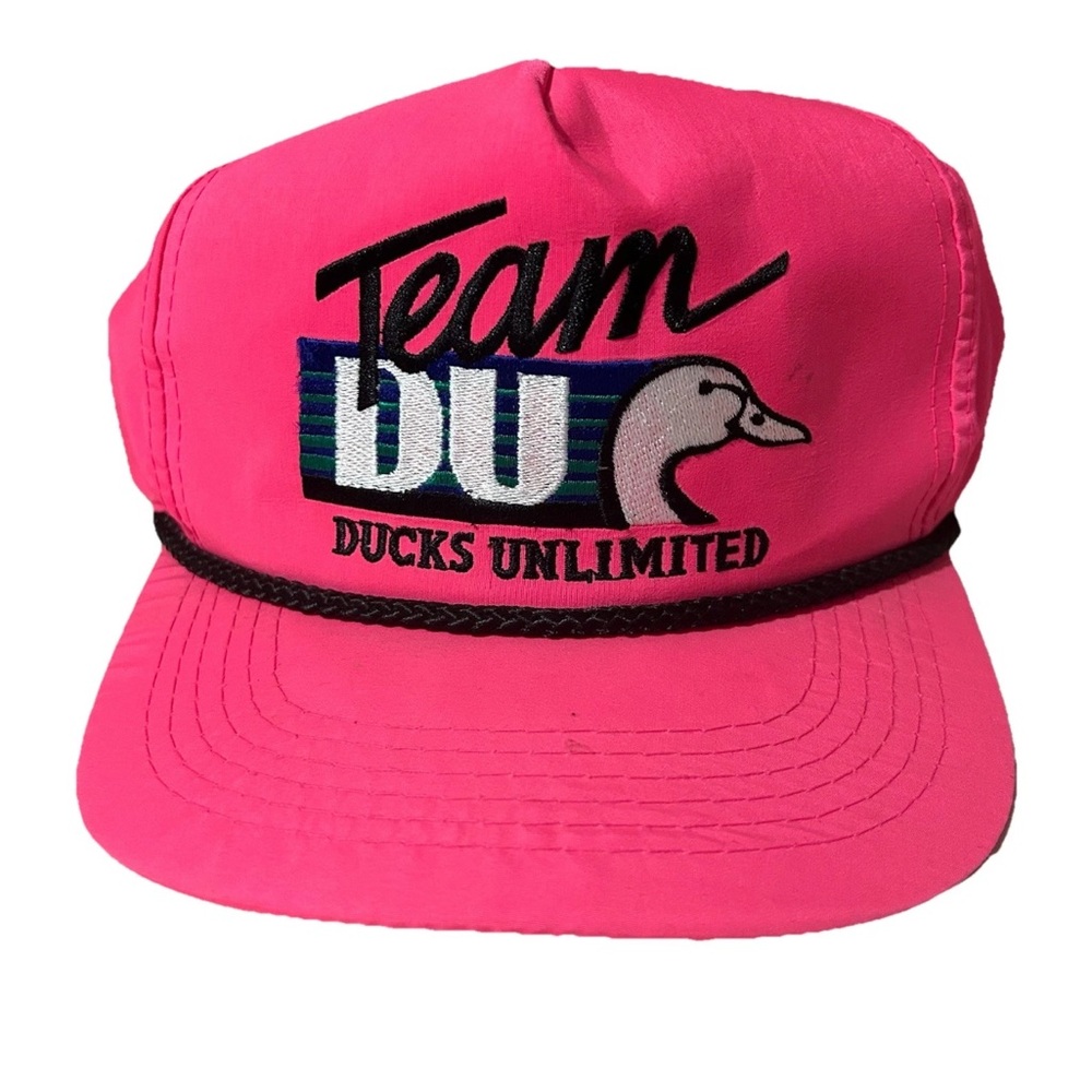 Vintage Team DU Hot Pink hat, Ducks Unlimited